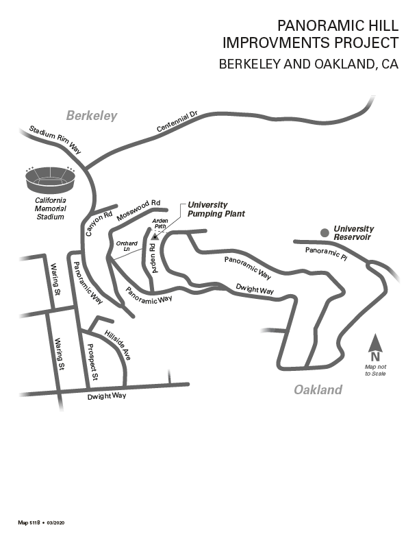 Panoramic Hill Improvements Project Map