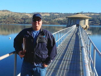 Tony is responsible for water treatment at the front lines.