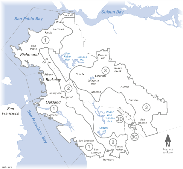 System Capacity Charge map