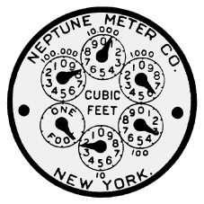 Neptune Round Meter