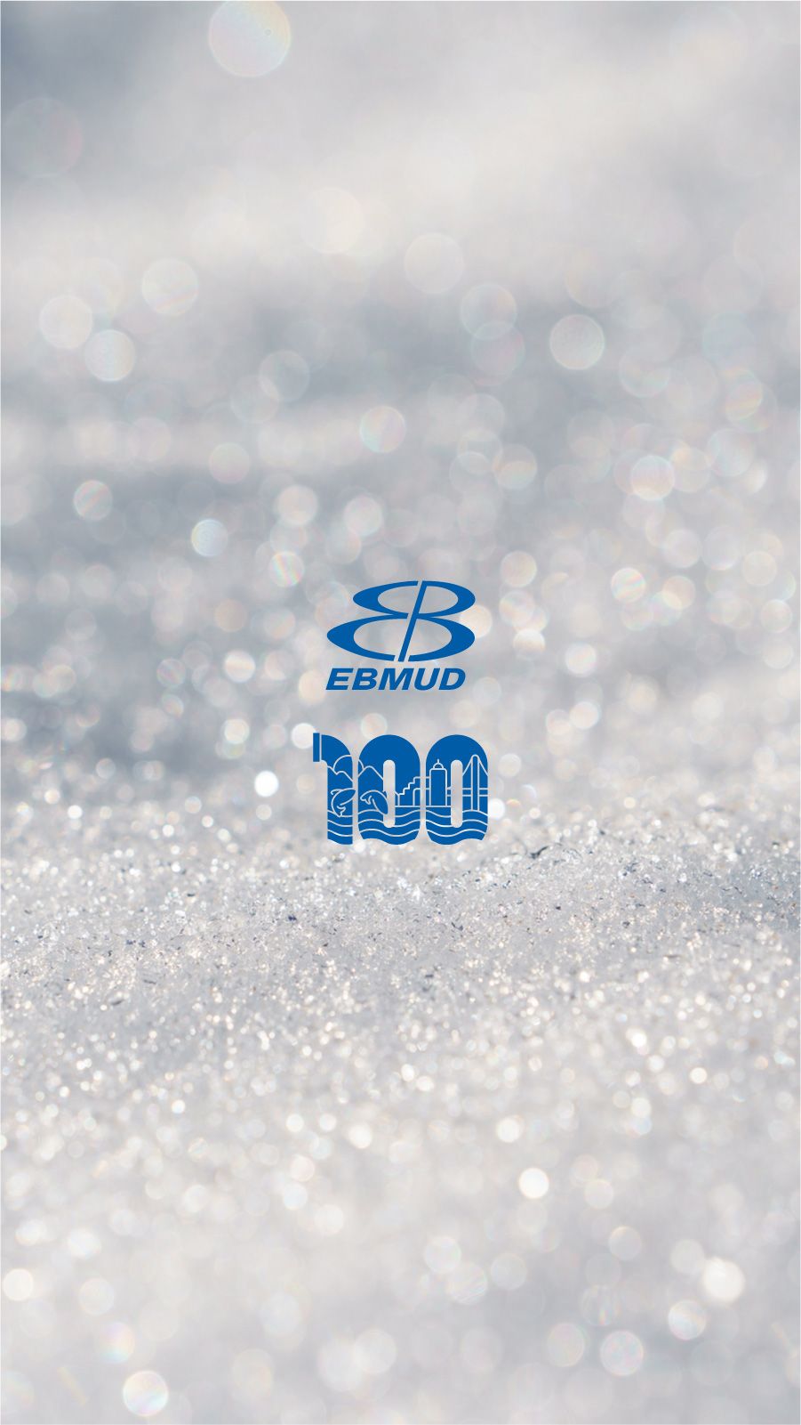 EBMUD100 Phone Background Mokelumne Snow