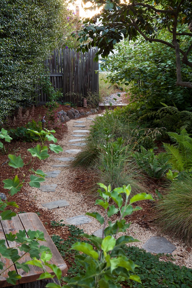 Permeable paths and stepping stones