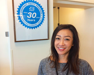 Joy thrives in EBMUD's busy fast-paced environment. 