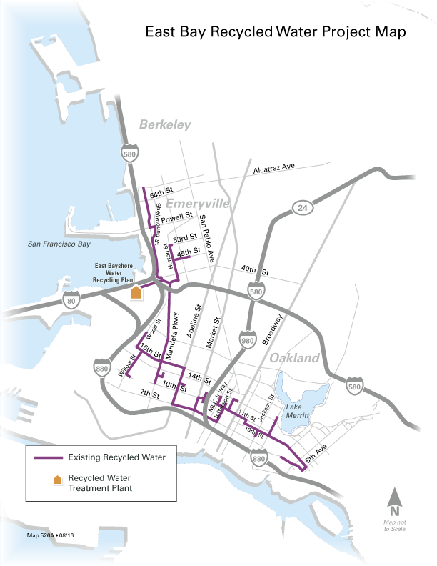 East Bay Recycled Water Project Map