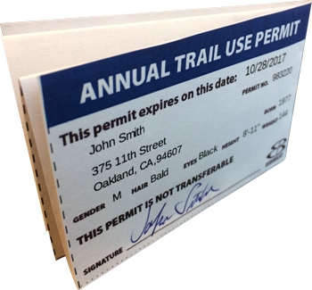 Trail Use Permit Sample