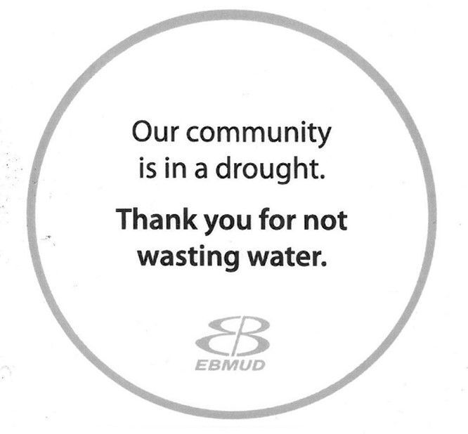 Our Community Is In A Drought Mirror Cling