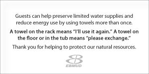 Ebmud Hotel Towels Tent 01