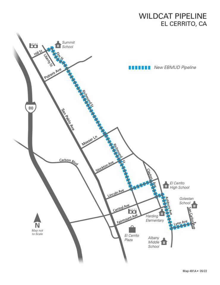 Wildcat El Cerrito Map