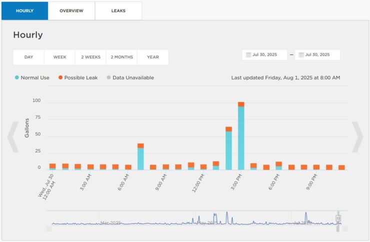 Leak Example   Hourly