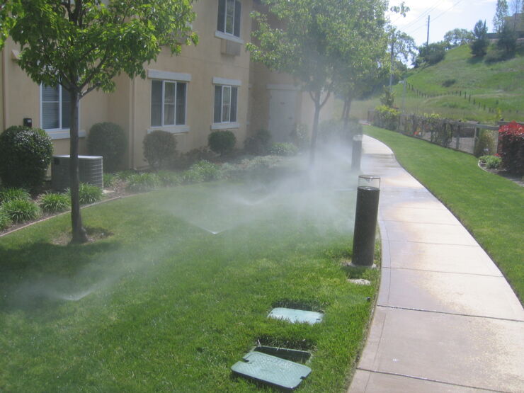 Sprinklers overwatering