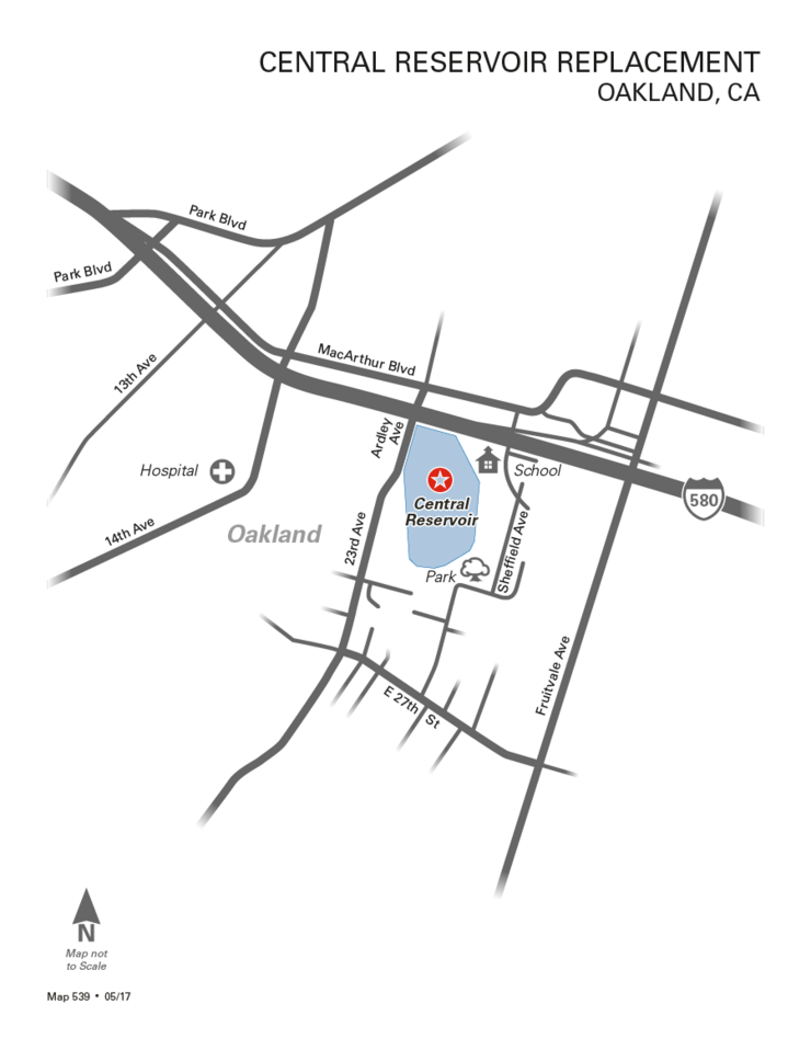 Central Reservoir Map