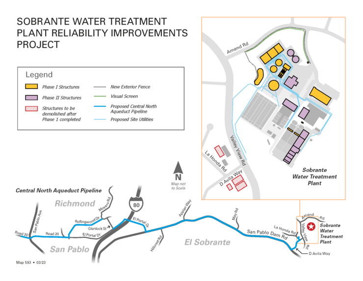 Sobrante WTP Reliability Improvement Map